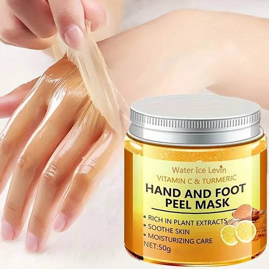 turmeric + vitamin c hand mask lifting