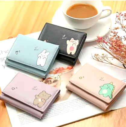 Women Short Cute Small Wallet
